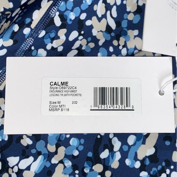 SOLD!!!  Johnny Was CALME Endurance Cut Out Sports Bra & 7/8 High Waist Leggings - Picture 7 of 15